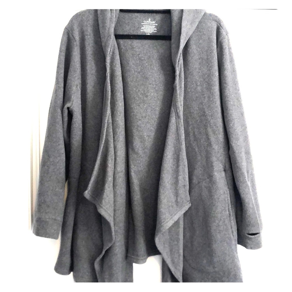 Cuddl Duds Fleece Open Cardigan